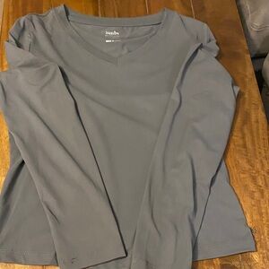 Charcoal Long Sleeve Women's Top